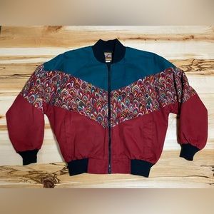VINTAGE Bee Wild Western Bomber Jacket